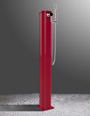 Doccia Solare da Esterno Giardino 20L Miscelatore e Doccetta Mobile Arkema Jolly Go Cherry