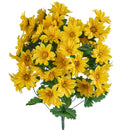 Set 2 Mazzo di 18 Margherite Artificiali Altezza 61 cm 