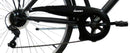 Bicicletta da Trekking Uomo 28” 6V in Acciaio Manhattan Nera