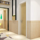 Parato 3D Adesivo in PE 70x70 cm Legno Scuro antiurto fonoassorbente