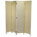 Separè Divisorio in Poliestere 4 Ante Crema