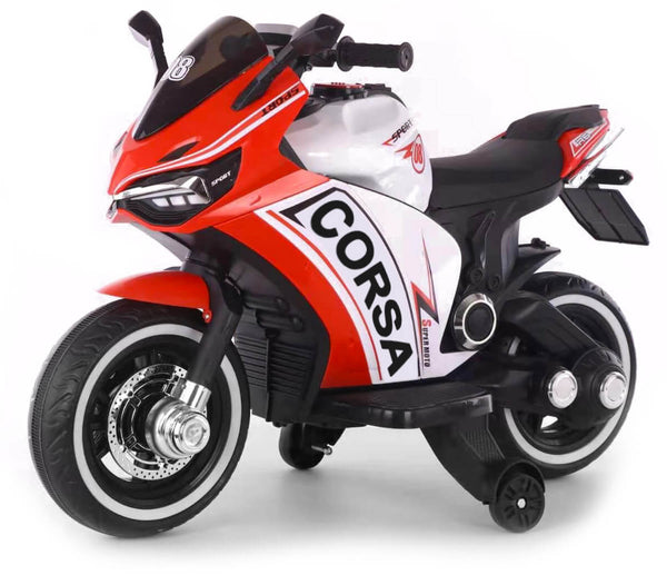 sconto Moto Elettrica per Bambini 12V Miller Corsa Rossa