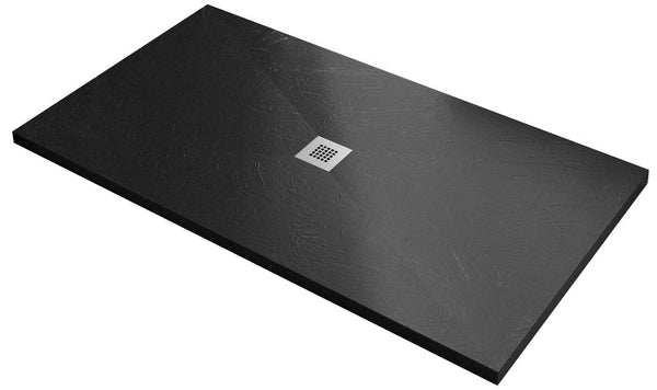 Piatto Doccia in Pietra Bonussi Ardesia Stone Central Nero Varie Misure online