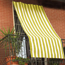 Tenda da Sole per Sormonto 290x290 cm con anelli rinforzati Giallo