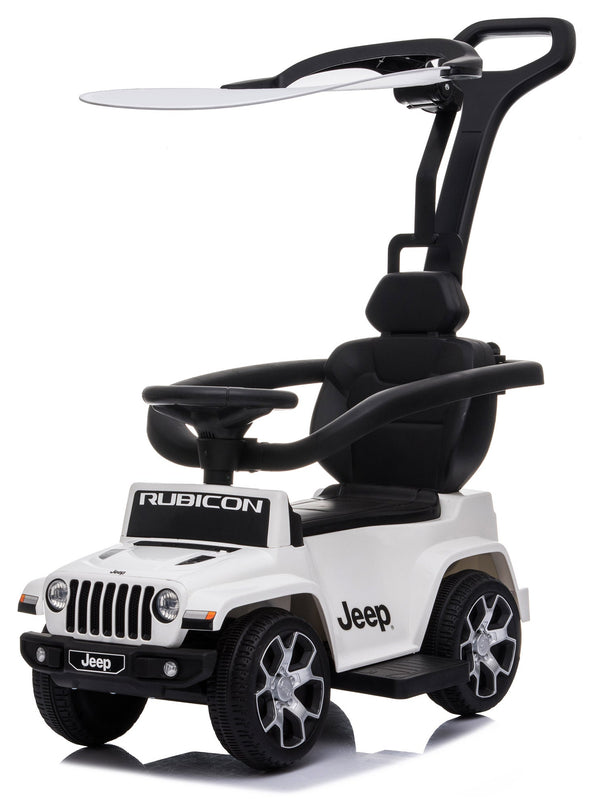 online Macchina a Spinta per Bambini con Parasole con Licenza Jeep Rubicon Bianca