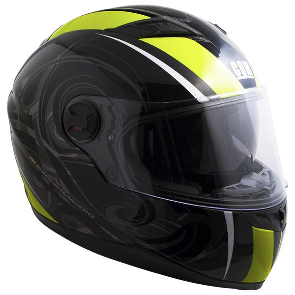 Casco Integrale per Scooter Visiera Lunga CGM Los Angeles 308G Giallo Fluo Varie Misure online