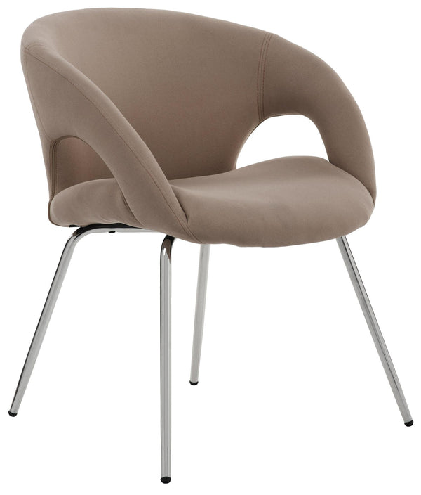 online Sedia Poltrona Attesa da Ufficio in Tessuto Tosini Pensacola Marrone