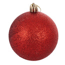 Set 6 Palle di Natale Ø6 cm in Plastica Rosso