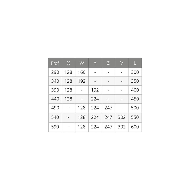 Guide a Scomparsa Slippe per Cassetti ad Estrazione Totale P540 Zincato Emuca