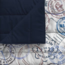 Trapuntino Estivo 100gr con Stampa in Microfibra Travel Life Varie Misure