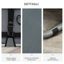 Brandina per Cani e Gatti Pieghevole 59x46x15 cm in Tessuto Grigio
