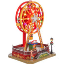 Ruota Panoramica Natalizia con Personaggi in Movimento e Luci Multicolor LED