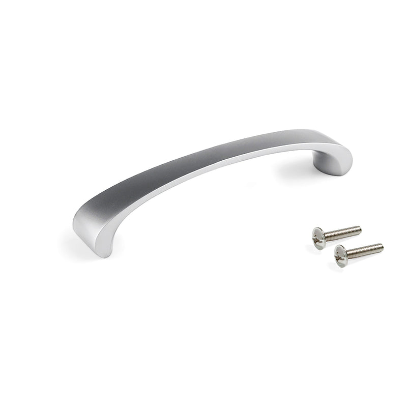 Maniglia per Mobile Kyoto Interasse 96 Nichel Satinato Zama Emuca