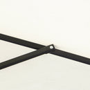 Ombrellone da Giardino Ø2.7x2.35 m Palo Ø38 mm in Alluminio Inclinabile Bianco 