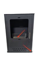 Stufa a Bioetanolo da Interno 50x30x68 cm Luisa Seconda Scelta