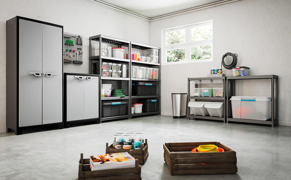 Armadio 8 Ripiani 80x44x182 cm Keter Titan Multispace XL Nero prezzo