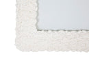 Cornice Creamy Roses 26x1,8x31 cm in Poliresina e Vetro Crema