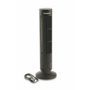 Mini Ventilatore a Torre da Tavolo H33 cm 2,5W Kooper Deskfan Nero