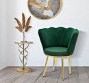 Poltrona Mindy Verde 70x63x83 cm in Legno e Ferro 