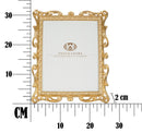 Cornice Celta 26,7x2x32,3 cm in Poliresina e Vetro Oro