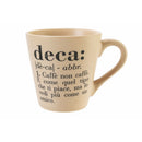 Set 3 tazzine Caffè "Deca" Ø5x5,5 cm in Bone China VdE Tivoli 1996 