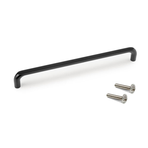 Set 20 Maniglie per Mobili 224 mm in Zama Emuca Zagreb Nero prezzo