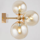 Lampada da parete Modern in Metallo Dallas Oro