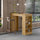 Tavolo da Pranzo Penisola 117x54x101,8 cm in MDF Swallow Rovere