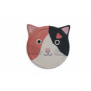 Set 3 Sottobicchieri Ø10,5 cm  in Ceramica VdE Tivoli 1996 Gatto