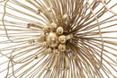 Pannello Flower Stick 58,5x7,5x55 cm in Ferro Oro