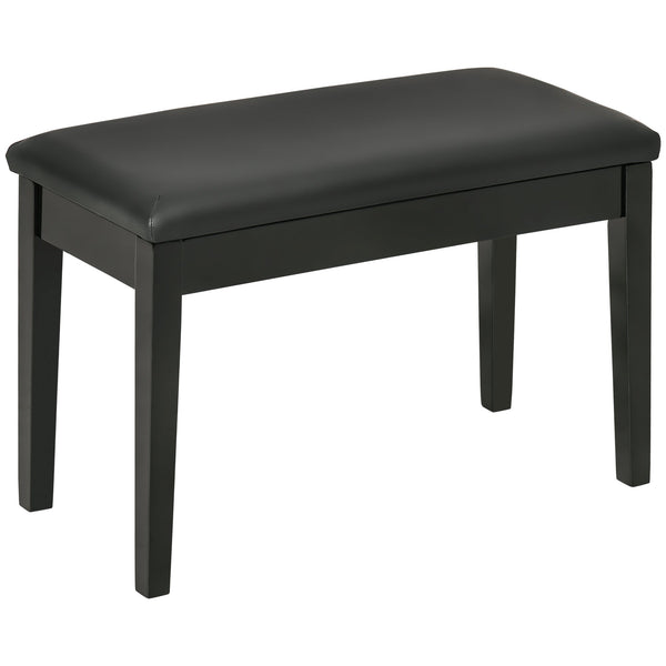 online Sgabello per Pianoforte con Contenitore 75x35x49cm in Legno e Finta Pelle Nero