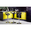 Sgabello con Alzata a Gas e Seduta Girevole in Abs Vandi Rosso