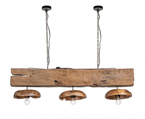 Lampadario Florent 3 Luci 130x30x28 cm E27 in Legno online