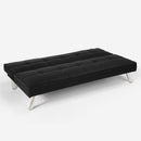 Divano Letto 172x74x75 cm in Tessuto Nero