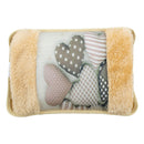 Borsa Acqua Calda Elettrica Scaldamani Ricaricabile Beige