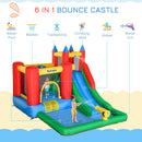 Castello Giostra Gonfiabile 330x245x215 cm in con Pompa Inclusa