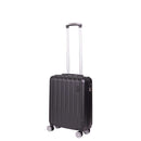 Trolley Valigia Bagaglio a Mano Rigido 4 Ruote con Combinazione in ABS Ravizzoni Stelvio Nero