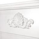 Camino Elettrico da Pavimento 100x100x32 cm Effetto Fiamma 1500W Sofia & Mars Bianco