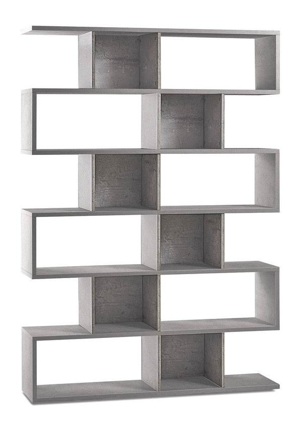 prezzo Libreria Modulare 6 Ripiani 150x215x38 cm Cemento