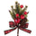 Set 24 Pick con Pigna e Melina 14 cm Rosso