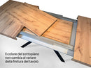 Tavolo Allungabile 200/304x90x77 cm Spimbo Premium Bianco Frassino  