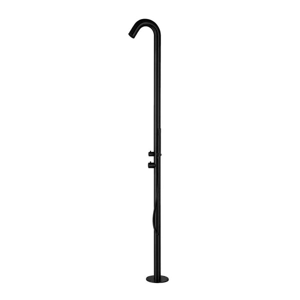 Doccia da Giardino 228,9x18x25 cm con Miscelatore e Doccetta Sined Alghero Nero satinato sconto