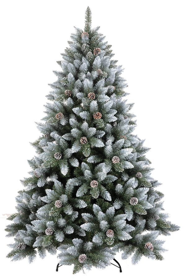 Albero di Natale Artificiale Innevato Terra Verde Varie Misure sconto