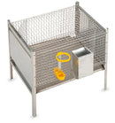 Gabbia per Coniglio Maschio Conigliera in Lamiera 75x66x64 cm Rocila Tago