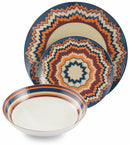 Servizio Piatti 18 Pezzi in Porcellana Villa d'Este Home Tivoli Funky Multicolor