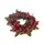 Set 12 Giro Candela con Bacche Ø7 cm Rosso