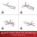 Albero di Natale Artificiale 150 cm 454 Rami Verde