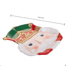 Set 2 Vassoi Natalizi Schiaccianoci 28,5 cm in Ceramica