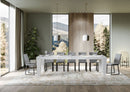 Tavolo Allungabile 160/420x90x77 cm Spimbo Premium Bianco Frassino  