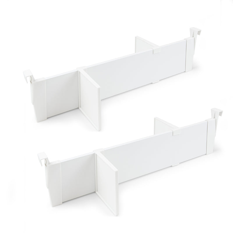 Set di Divisori Casseti Vertex-Concept L 600 Verniciato Bianco Tecnoplastica e Allumini Emuca